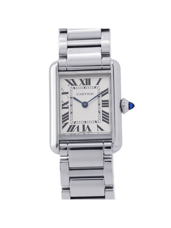 Cartier Accessories - Cartier Tank Must SM Watch Silver Dial Quartz